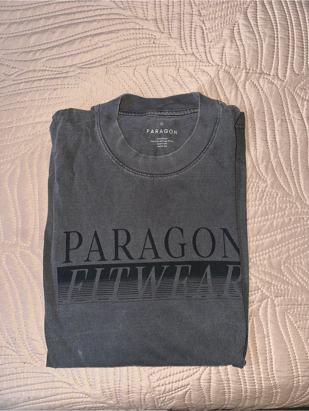 PARAGON Gray Short-Sleeve Logo Tee